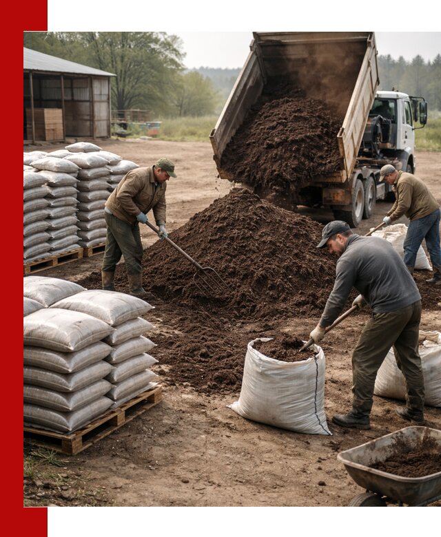 Доставка компоста оптом и в розницу в Энгельс
