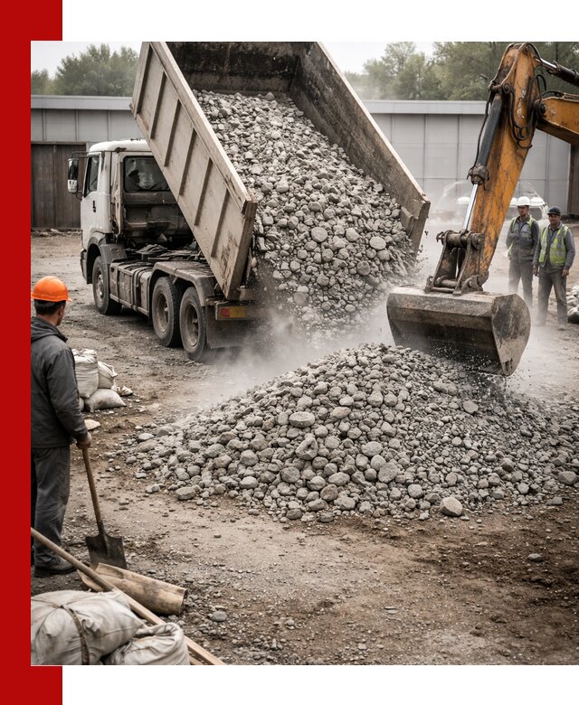 Доставка дробленого бетона в Энгельс оптом и в розницу