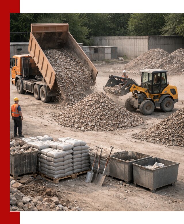 Вторичные материалы для отсыпки в Энгельс — поставка и доставка