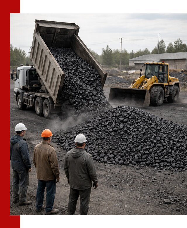 Доставка угля антрацита в Энгельс с самосвалами и погрузкой