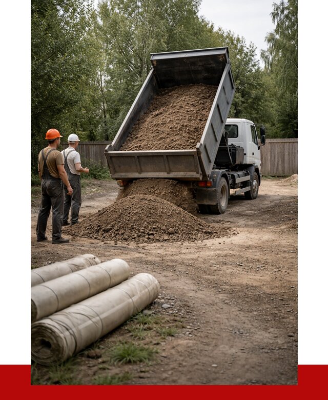 Доставка сыпучих материалов самосвалом в [cvi] от 4477 р. | ПРОНЕРУДЭнг