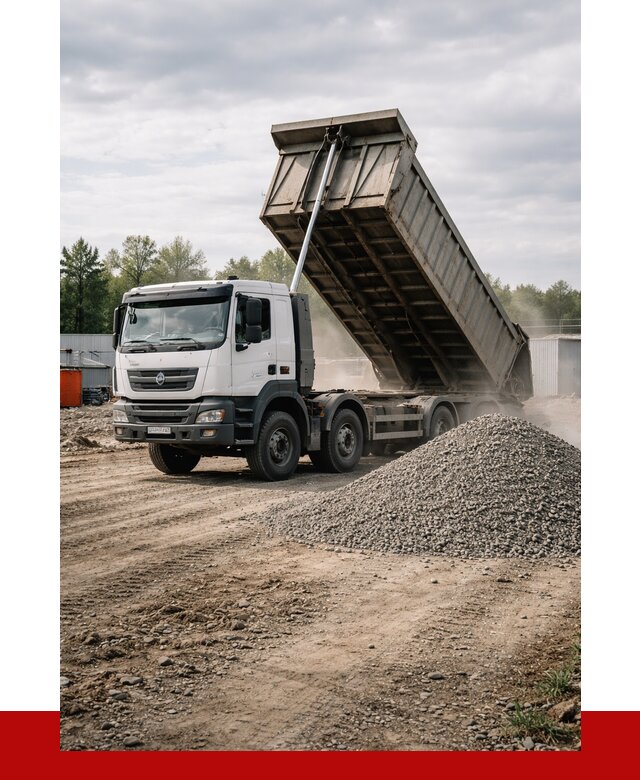 Доставка самосвалом 40 кубов в Энгельс от 9593 р. | ПРОНЕРУДЭнг