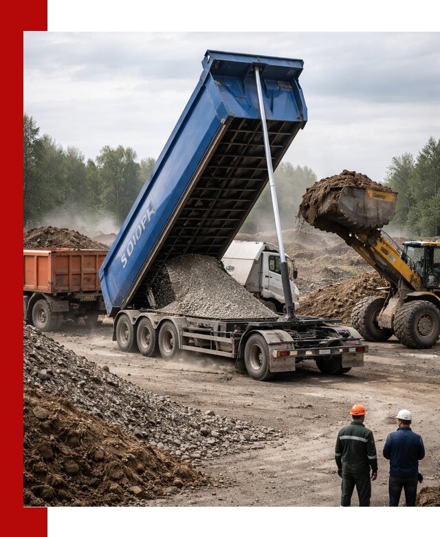 Аренда тонар 40 тонн в Энгельс с доставкой материалов