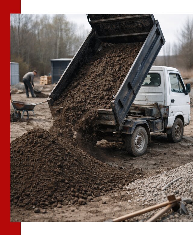 Аренда минисамосвала в Энгельс для доставки сыпучих материалов