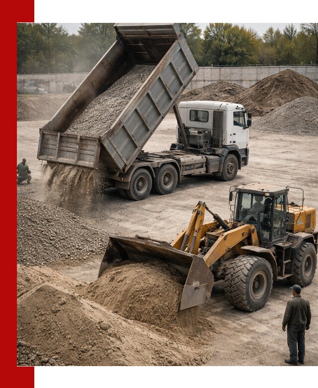 Перевозка сыпучих грузов самосвалами и бортовыми в Энгельс