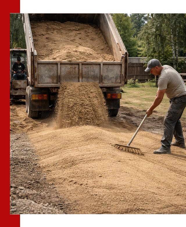 Отсыпка участка песком в Энгельс быстро и качественно