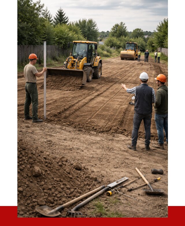 Планировка участка грунтом в Энгельс от 4797 р ПРОНЕРУДЭнг
