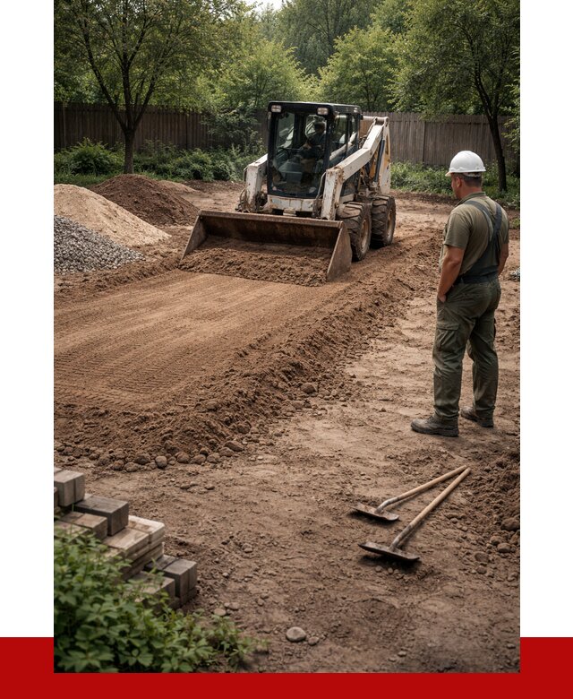 Выравнивание участка под ключ в Энгельс от 3731 р. | ПРОНЕРУДЭнг